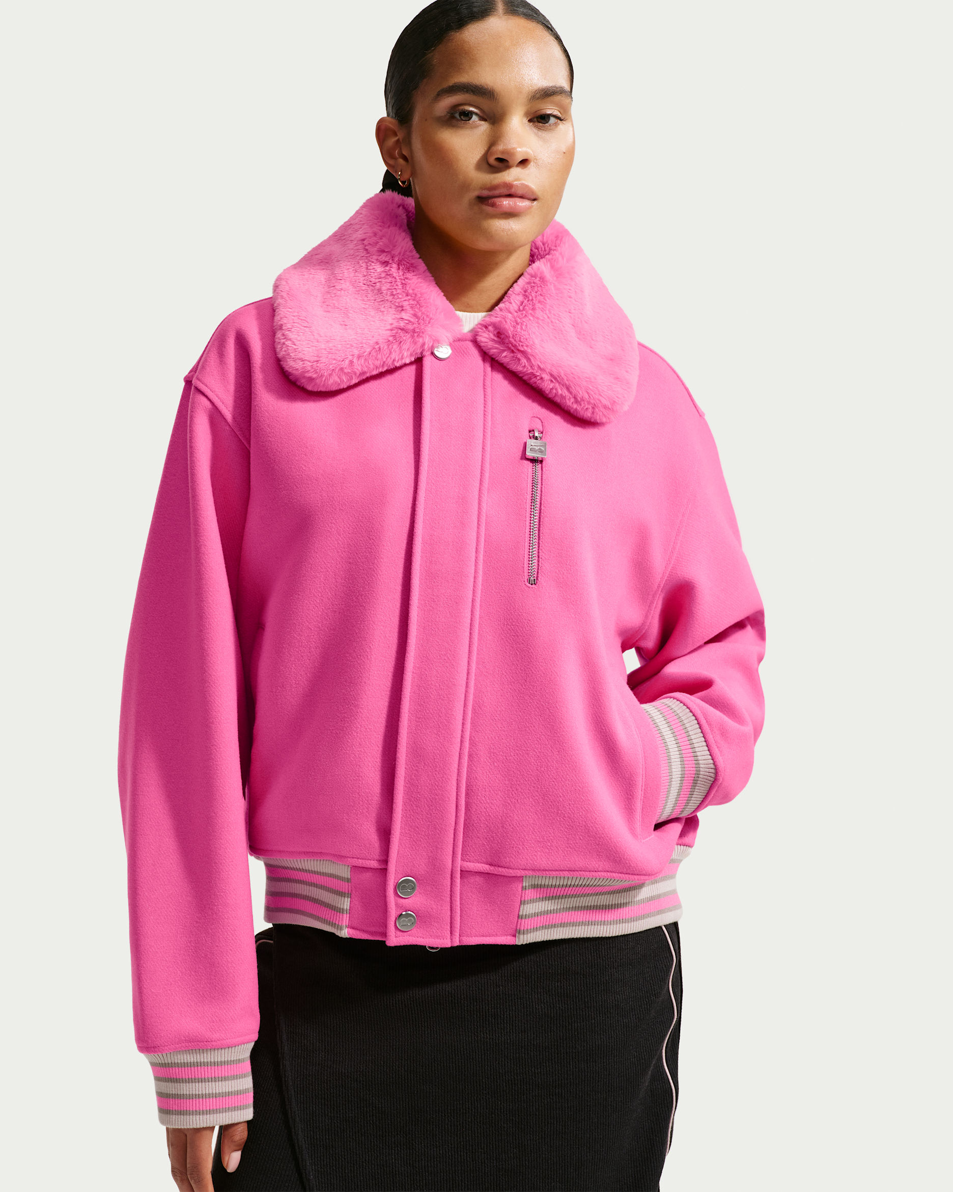 Naomi Osaka Varsity Wool Jacket. Nike.com